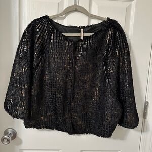 Chic Black Women's Cape